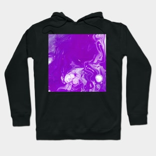 Violet Abstract Liquid Art Hoodie